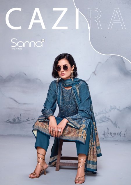 Cazira By Sanna Viscose Pashmina Dress Materials 